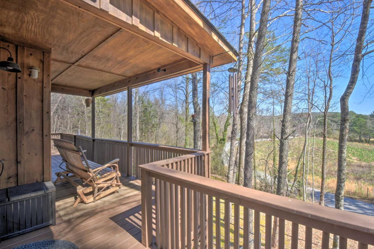 Helen Cabin With Deck And Hot Tub Less Than Half Mi To Main St Exterior foto